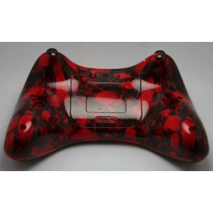 Wii U Pro Controller Skulls Red